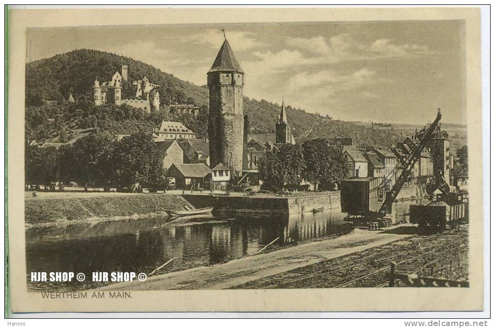 Um 1920/1930 Ansichtskarte  „Wertheim“ , Ungebrauchte Karte - Wertheim