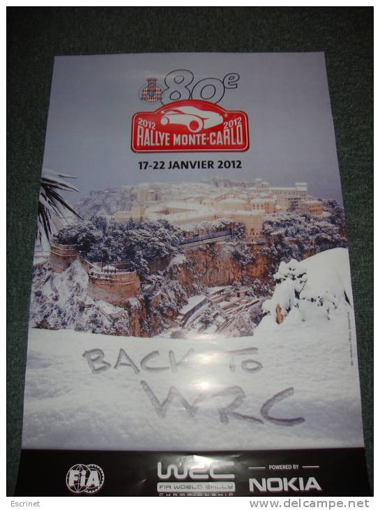 Rallye Monte Carlo 2012 - Affiches