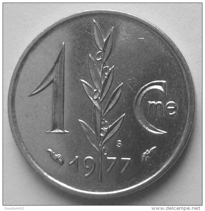 Un Centime 1977 - 1960-2001 Nouveaux Francs