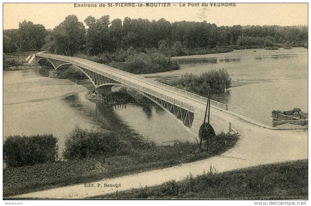 58 - SAINT PIERRE LE MOUTIER- LE PONT DU VEURDRE - Saint Pierre Le Moutier