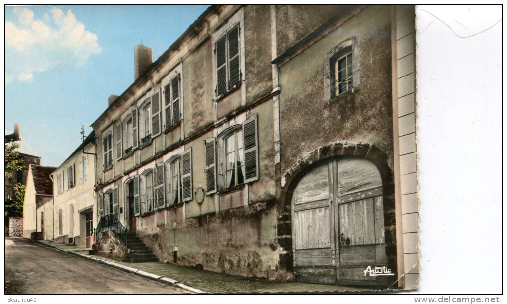 89 _ SAINT SAUVEUR EN PUISAYE - MAISON NATALE DE COLETTE (Photo Véritable) - Saint Sauveur En Puisaye