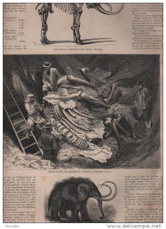 L´ILLUSTRATION 26 07 1873 - POMPIERS INCENDIE RUE MONGE - SAMUEL BAKER - EQUITATION PAPER HUNT - DURFORT GARD - HUMOUR - 1850 - 1899