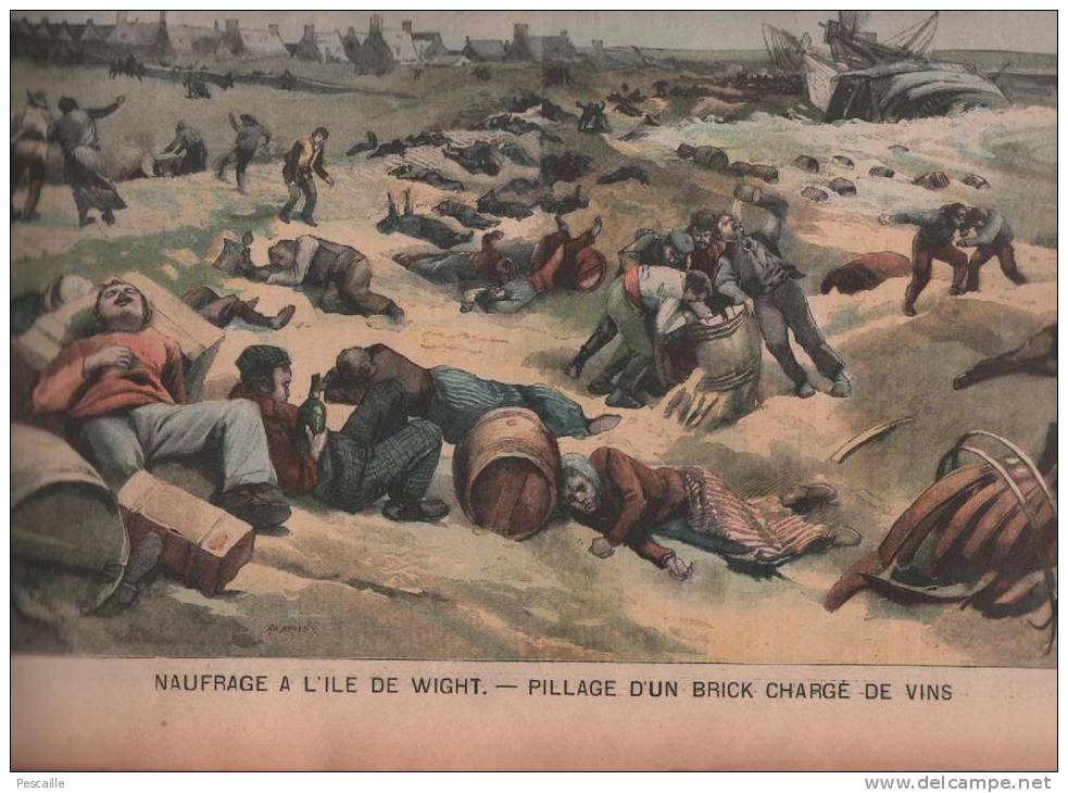 LE PETIT PARISIEN 27 04 1902 - CONGO IBEKEMBA - EMEUTE BRUXELLES - ILE DE WIGHT NAUFRAGE BRICK - Le Petit Parisien