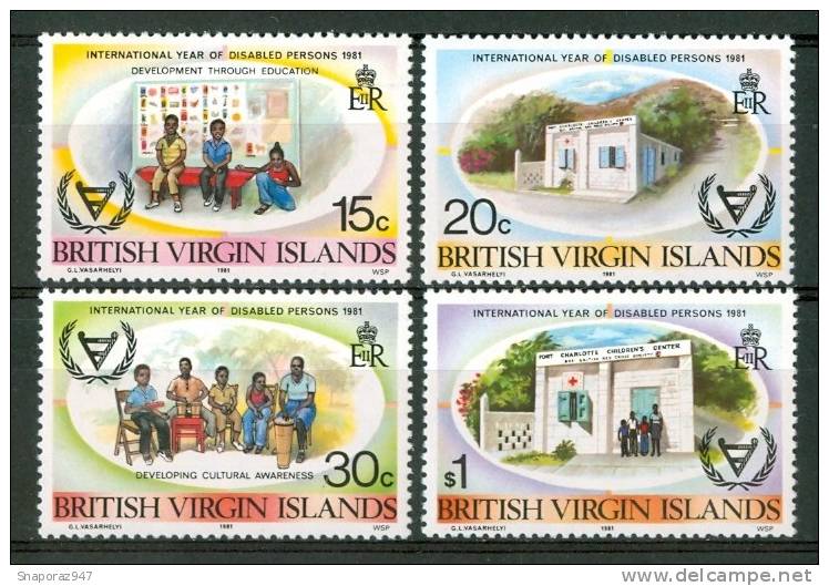 1982 British Virgin Island Disabled MNH** C26 - Handicap