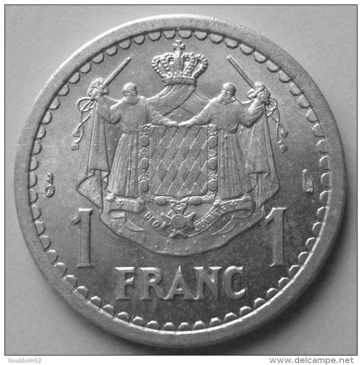 Un Franc 1943 - 1922-1949 Louis II.