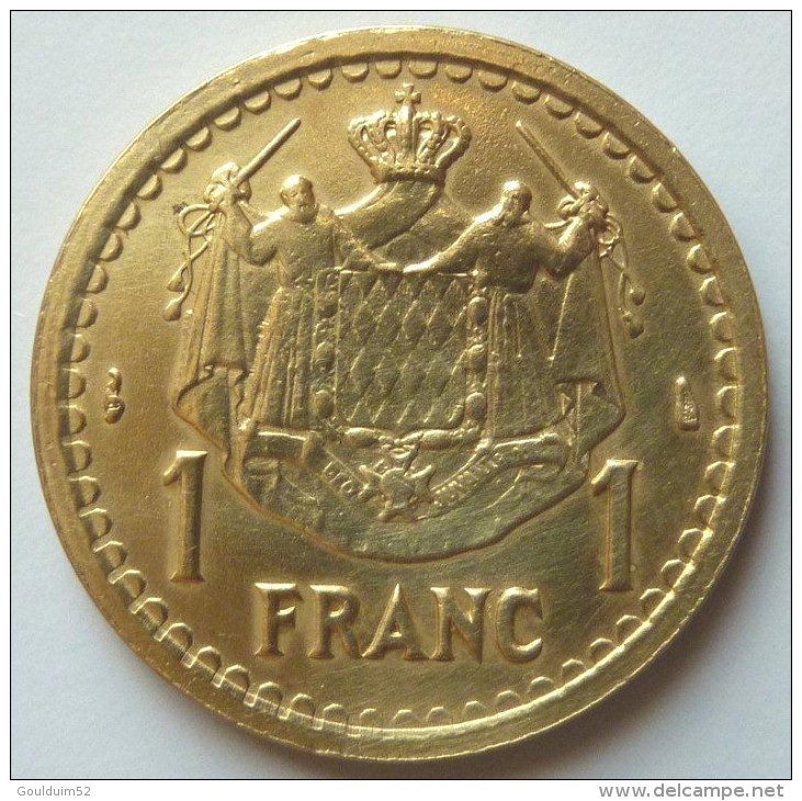 Un Franc 1943 - 1922-1949 Luigi II