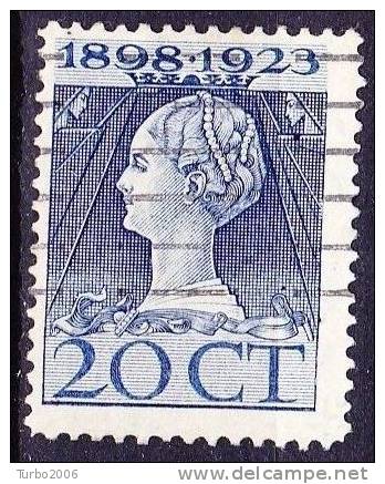 1923 Jubileumzegels 20 Cent Blauw Lijntanding 11½  X 12 NVPH 125 G - Used Stamps