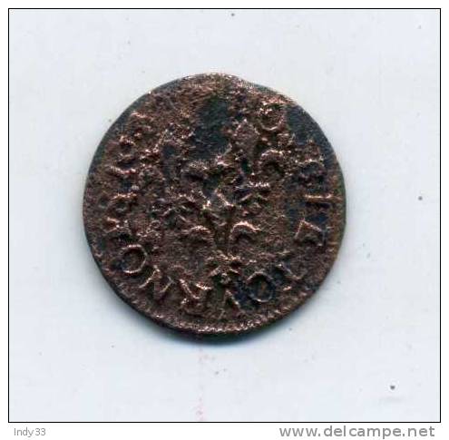 - FRANCE LOUIS XIII . DOUBLE TOURNOI . - 1610-1643 Luigi XIII Il Giusto