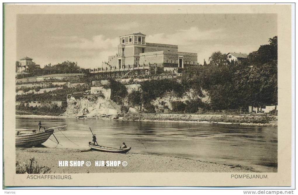 Um 1920/1930 Ansichtskarte Aschaffenburg,  „POMPEJANUM“ , Ungebrauchte Karte - Aschaffenburg