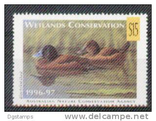 Australia 1996 ** Weetlands Conservation. Nature Conservation Agency Stamp. - Anatre