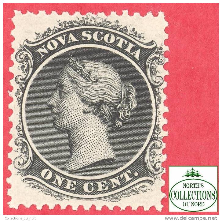 Canada  Nova Scotia # 8  Scott /Unisafe - Mint - 1 Cent - Queen Victoria - Dated 1830-63 / Nouvelle Écosse - Unused Stamps