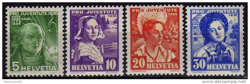 Svizzera 1936 - Pro Juventute **  (g2445) - Unused Stamps