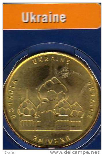 Team Ukraine In Gruppe H Fussball-WM 2006 Medaille Prägefrisch BRD ** 12€ Für Folder Mit Fußball Und Kirchen-Dächer - Profesionales/De Sociedad