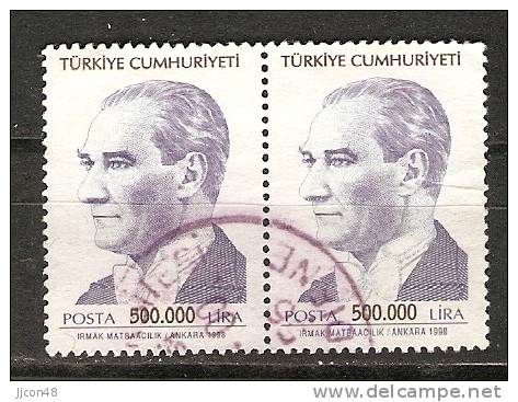 Turkey 1998  Ataturk  (o) Mi.3158 - Usati