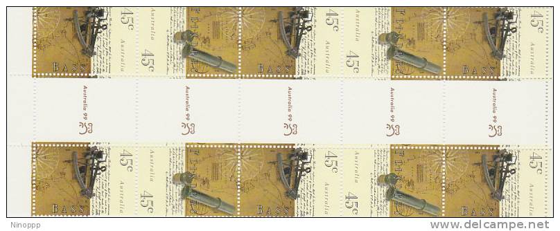 Australia-1999 Bass & Flinders GutterStrip MNH - Blocks & Sheetlets