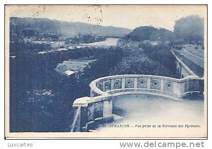 45. JURANCON. VUE PRISE DE LA TERRASSE DES PYRENEES. - Jurancon