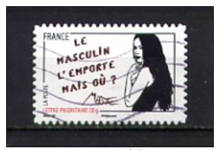 224-02  - France Oblitéré N° 545  " Le Masculin L'emporte Mais Où?"  Femme De L'être-Miss Tic -  2011 - - Altri & Non Classificati