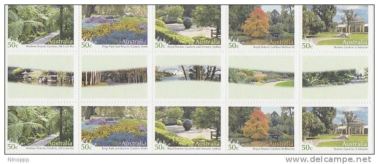 Australia-2007 Botanical Gardens Gutter Strip     MNH - Blocs - Feuillets