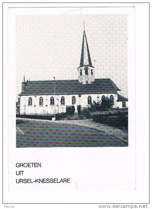 Groeten Uit Ursel Knesselare De Sint Medardus Kerk - Knesselare