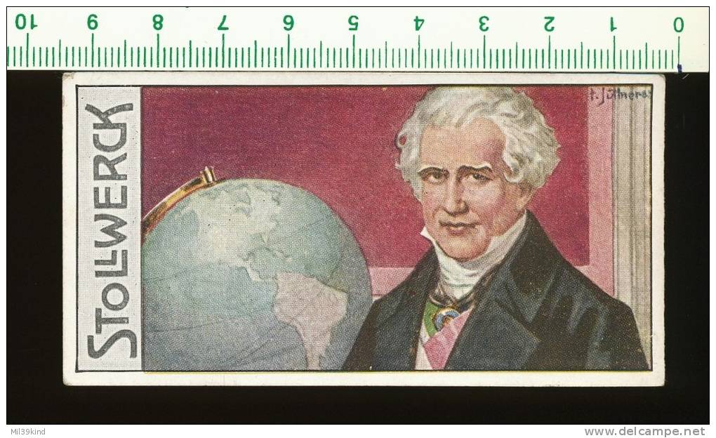 Chocolat STOLLWERCK -  N° 443 - 6 - Alexandre Von HUMBOLDT - Stollwerck