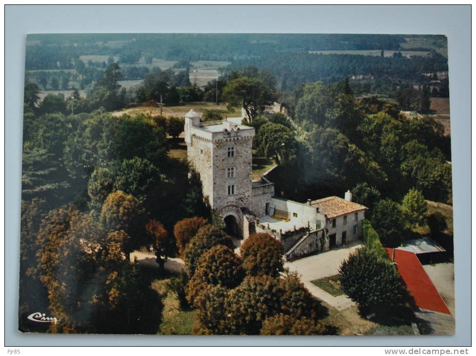 Montendre Les Pins Vue Aerienne Le Chateau De Montendre - Montendre