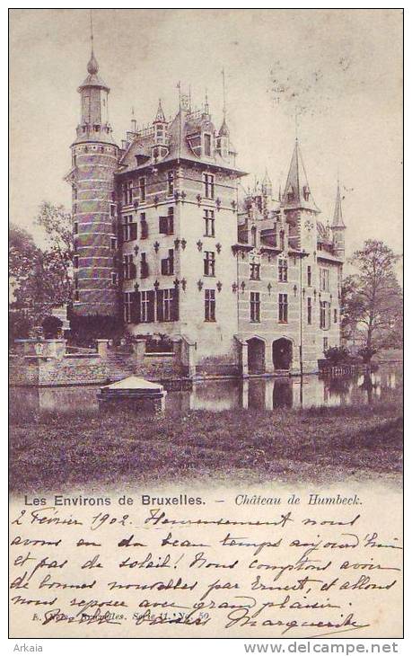 HUMBECK = Les Environs De Bruxelles = Château  (Nels Bxl  S.11  N° 50) 1902 - Autres & Non Classés