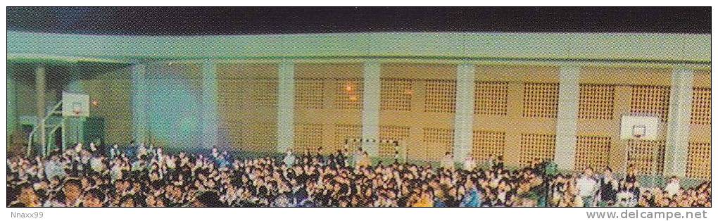 Basketball - SIX postcards of the Basketball Court in Cham Son School, Macau, China