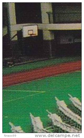 Basketball - SIX postcards of the Basketball Court in Cham Son School, Macau, China