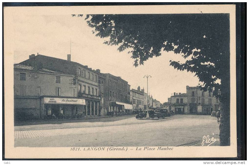 33 --- Langon --- La Place Maubec - Langon