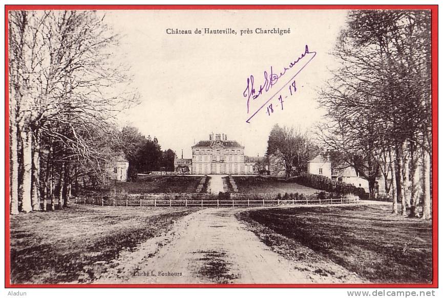 53 -  CHARCHIGNE    Chateau De HAUTEVILLE      1918 - Autres & Non Classés