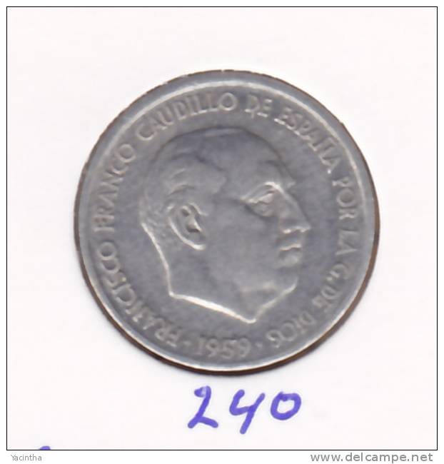 @Y@   Spanje   Espana   10  Ct  1959   (240) - 10 Centimos