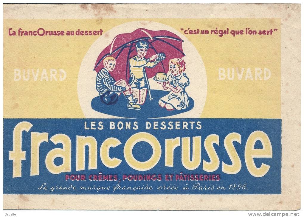 BUVARD FRANCORUSSE - Cake & Candy