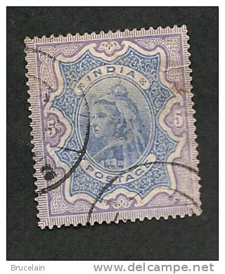 INDE BRITANNIQUE -  N°  51  - Y & T - O - - 1902-11 Koning Edward VII