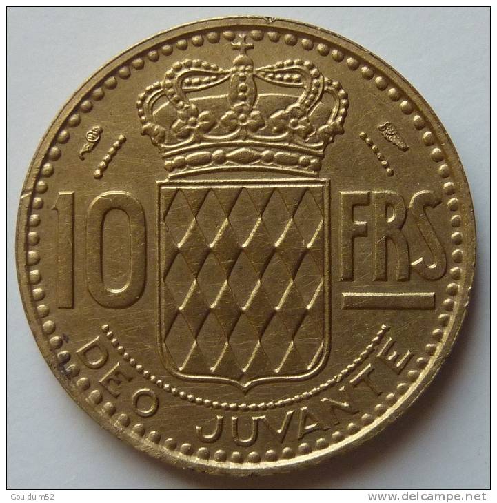 Dix Centimes 1950  Rainier III - 1949-1956 Anciens Francs