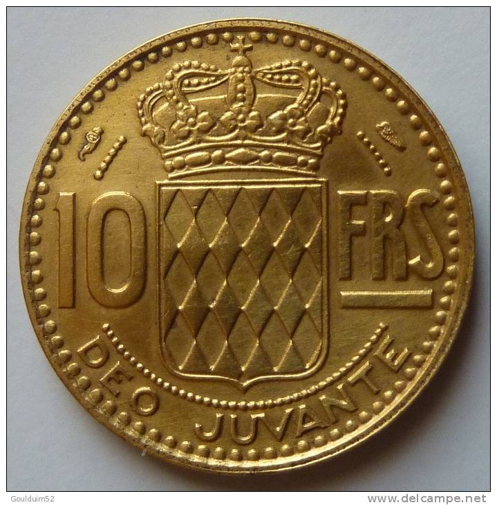 Dix Centimes 1951  Rainier III - 1949-1956 Anciens Francs