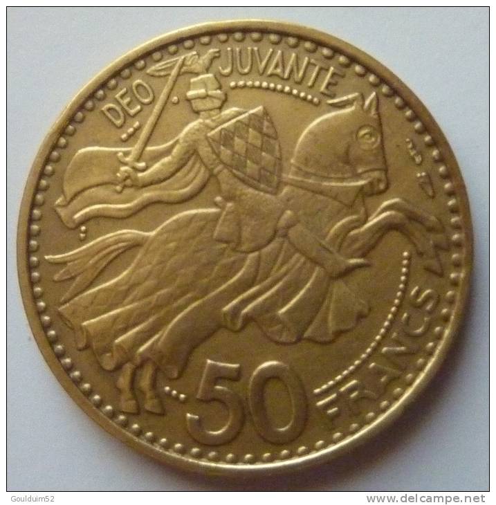 Cinquante Francs 1950 Rainier III - 1949-1956 Oude Frank