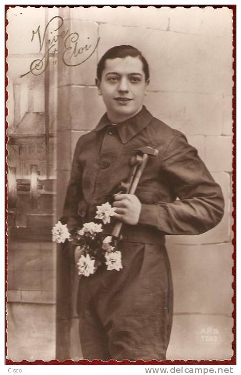 Cartes Postales - Vive Saint ELOI :  Jeune Homme Avec Outils - Autres & Non Classés