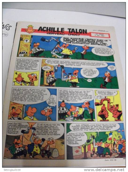 PILOTE, le journal d'Astérix et d'Obélix. 1967. 10 N°s. Correspondance Reliure éditeur N° 37. Avec Pilotoramas.