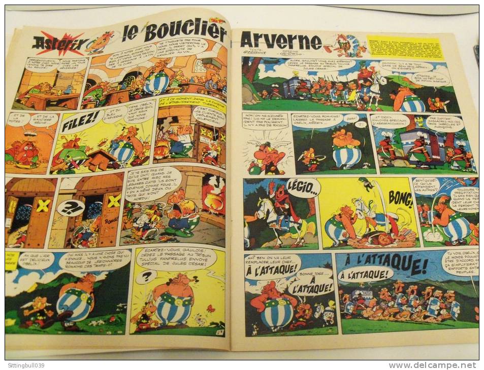 PILOTE, le journal d'Astérix et d'Obélix. 1967. 10 N°s. Correspondance Reliure éditeur N° 37. Avec Pilotoramas.