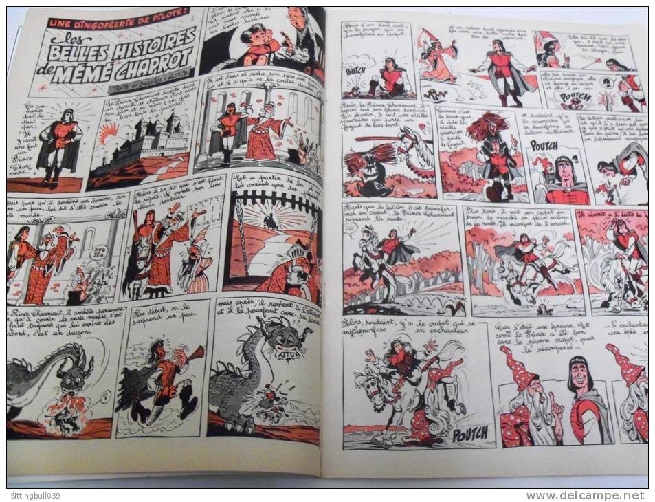 PILOTE, le journal d'Astérix et d'Obélix. 1967. 10 N°s. Correspondance Reliure éditeur N° 37. Avec Pilotoramas.