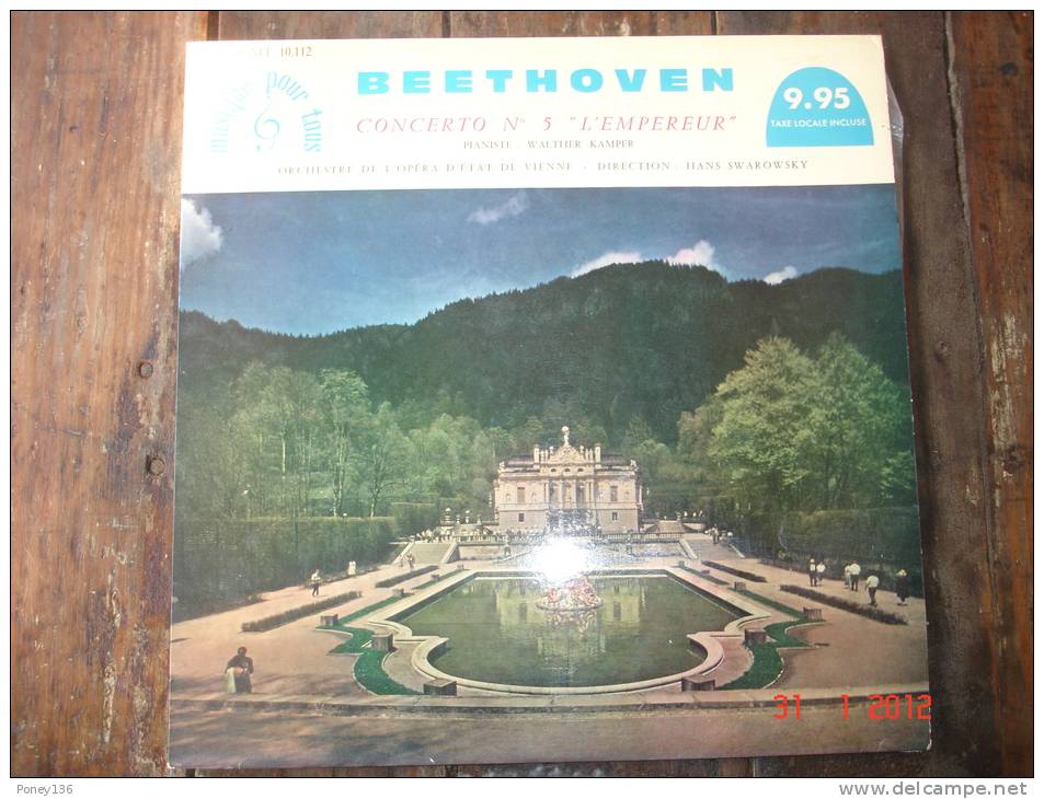 Beethoven,concert N° 5 "L'Empereur",orcghestre De Vienne Dir H.Swarowski - Formats Spéciaux