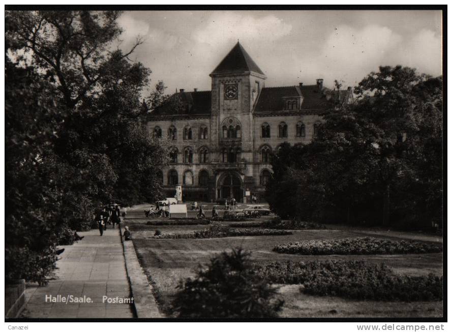 AK Halle/Saale, Postamt, 1973 - Halle (Saale)