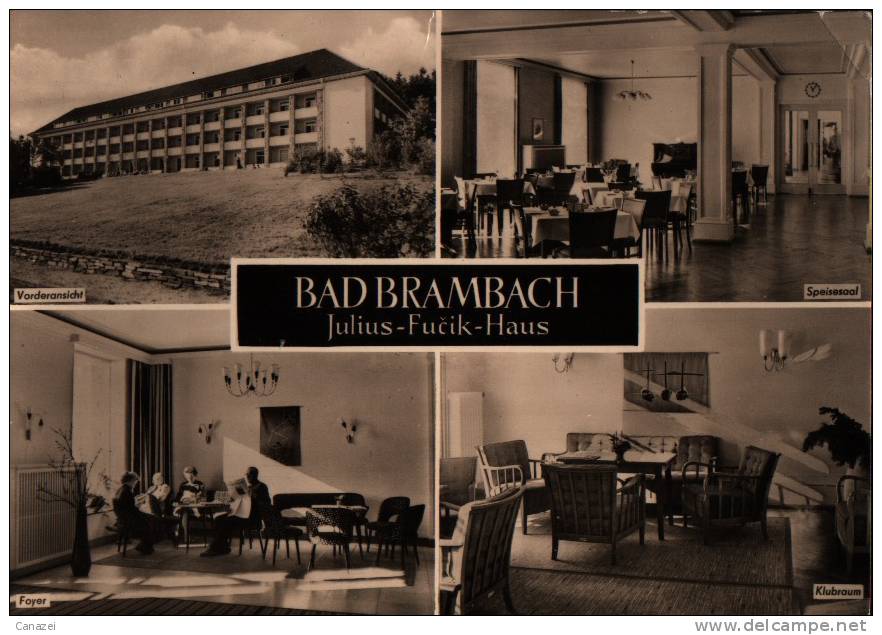 AK Bad Brambach - Julius-Fucik-Haus (um 1970) - Bad Brambach