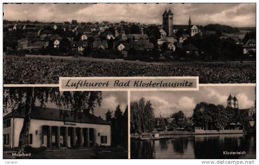 AK Bad Klosterlausnitz, Moorbad, Klosterteich, Um 1966 - Bad Klosterlausnitz