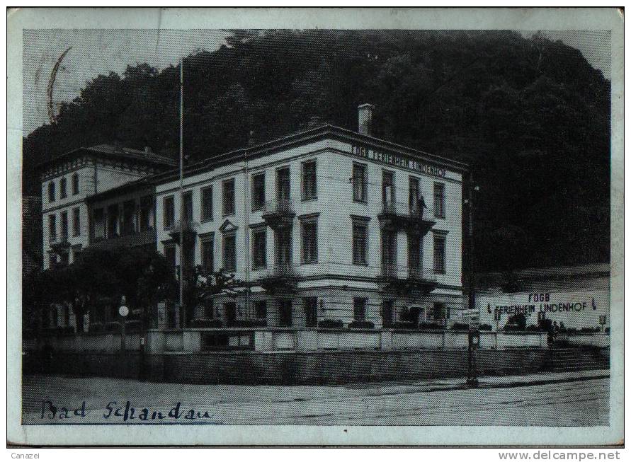 AK Bad Schandau, FDGB-Heim Lindenhof, 1950 - Bad Schandau