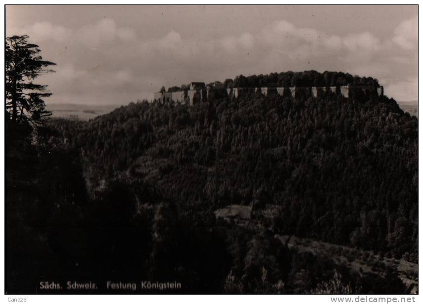 AK Festung Königstein, Sächsische Schweiz, 1962 - Koenigstein (Saechs. Schw.)