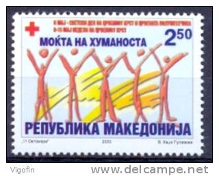 MK 2000-ZZ108 RED CROSS, MACEDONIA, 1 X 1v, MNH - Noord-Macedonië