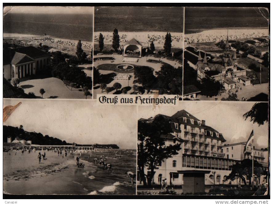 AK Heringsdorf, Heim "Solidarität", Ladenstraße, 1957 - Usedom