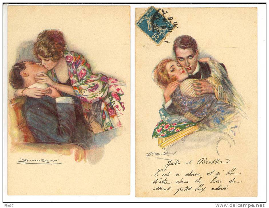 MAUZAN - 6 CPA - Couple, Baiser - Mauzan, L.A.