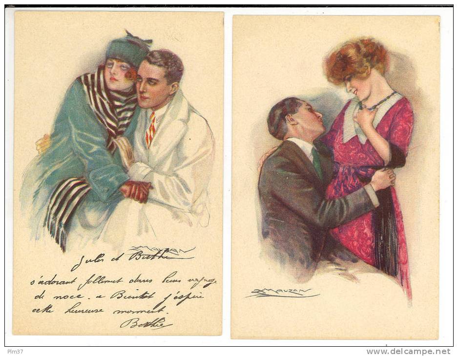 MAUZAN - 6 CPA - Couple, Baiser - Mauzan, L.A.